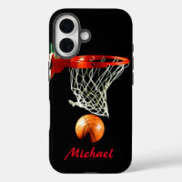 Basket-ball Votre nom Black White Red