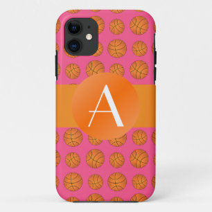 Coques Pour iPhone Basket rose monogramme