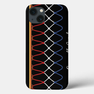 iPhone 13 Case Basketball Hoop Net_red, blanc, style bleu_autogra