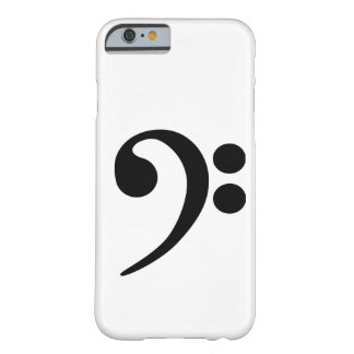 Coque iPhone 6 Barely There Bass clef