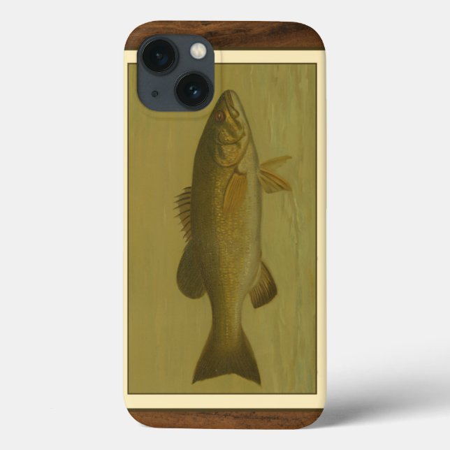 Coques Case-Mate iPhone Basse noire sur un Arrière - plan vert (Verso)