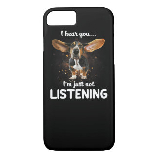 Case-Mate iPhone Case basset hound je vous entends ne pas écouter