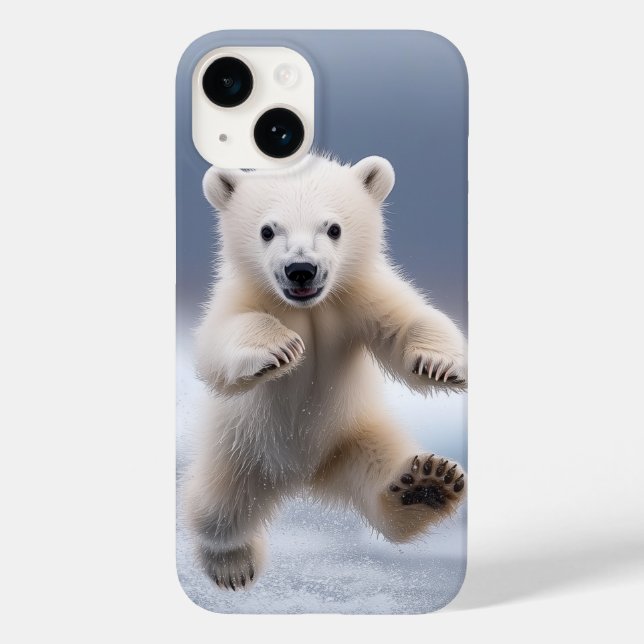 Coques Case-Mate iPhone Bassin d'ours polaire amusant (Verso)