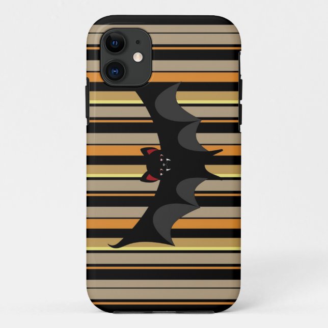 Coques Case-Mate iPhone Bat d'Halloween (Dos)