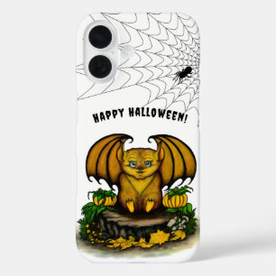 Coque Pour iPhone 16 Bat d'Halloween mignonne