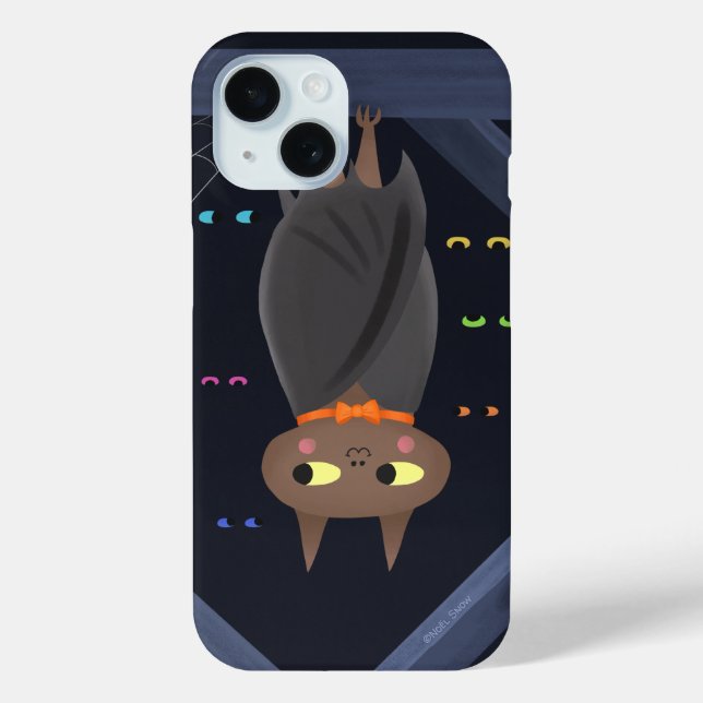 Coques Case-Mate iPhone Bat Vampire d'Halloween (Verso)