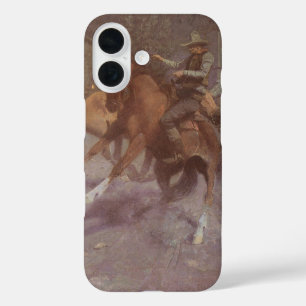 Coque Pour iPhone 16 Bataille au Roundup Saloon par Bill Gollings