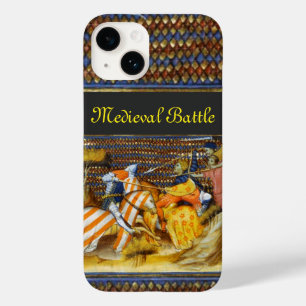 COQUE Case-Mate iPhone BATAILLE MÉDIÉVALE, COMBATTANTS CHEVALIERS HORSEBA