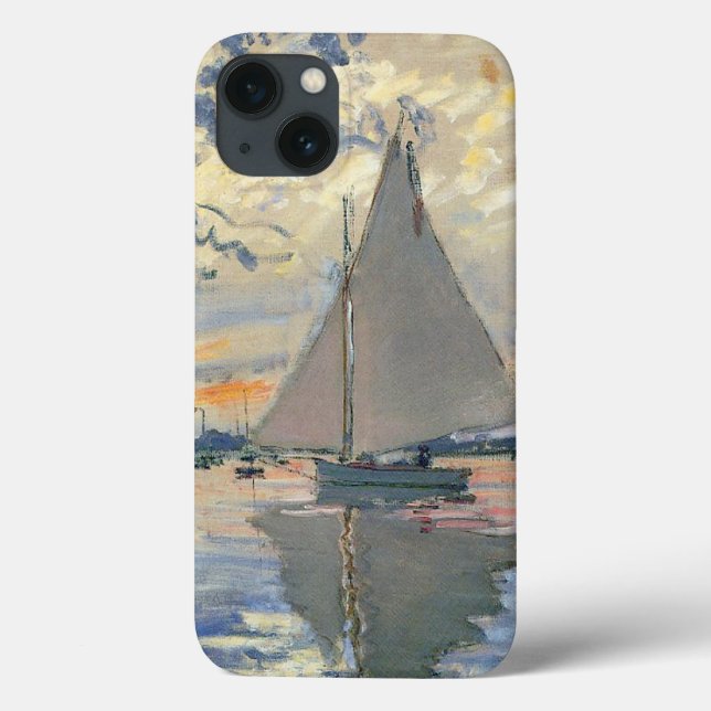 Coques Case-Mate iPhone Bateau à voile de Monet Impressionnisme français C (Verso)
