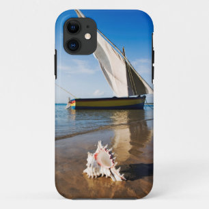 Coques Pour iPhone Bateau à voile et Shell Mozambique, loge de