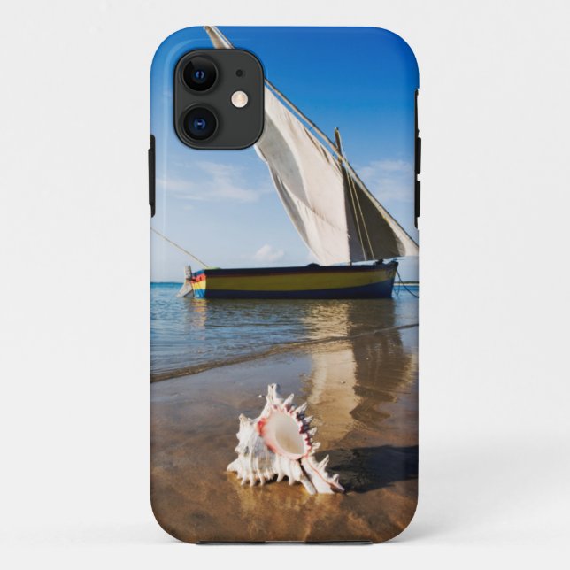Coques Case-Mate iPhone Bateau à voile et Shell | Mozambique, loge de (Dos)