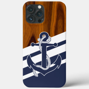 Coque Case-Mate iPhone Bateau à voile Marine Bleu Bleu Bleu Gris Motif