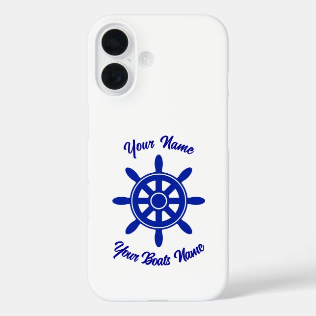 Coques Case-Mate iPhone Bateau bateaux bateaux roue personnalisée (Verso)
