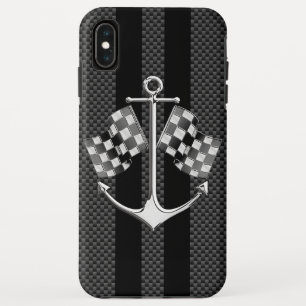 Coque Case-Mate Pour iPhone Bateau de course nautique en fibre de carbone noir