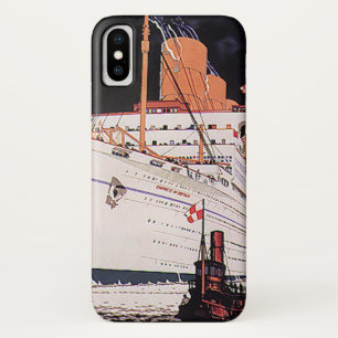 Case-Mate iPhone Case Bateau de croisière de transport de voyage vintage