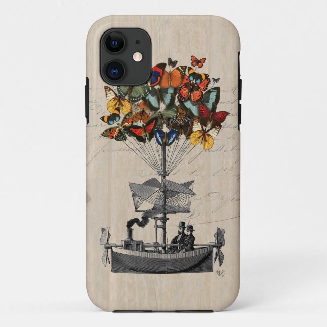 Coques Case-Mate iPhone Bateau de papillon 2 (Dos)