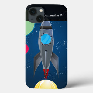 Etui iPhone 13 Bateau de Rocket d'espace extra-atmosphérique