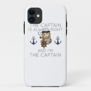 Case-Mate iPhone Case Bateau Le Capitaine a toujours raison et je suis l