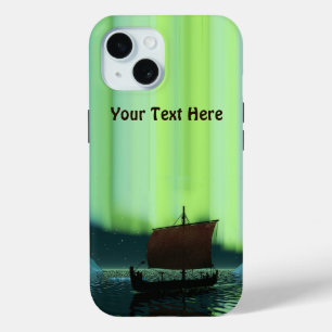 Coque Case-Mate iPhone Bateau Viking Sous Lumière Du Nord