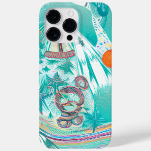 Coque Case-Mate iPhone Bateaux à voile et créatures marines Art de plage 