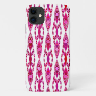 Etui iPhone Case-Mate Batik Tribal - Bourgogne et Rose Fuchsia