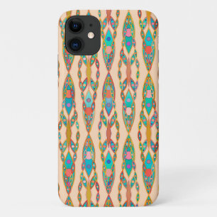 Case-Mate iPhone Case Batik Tribal - Rose Pêche et Turquoise