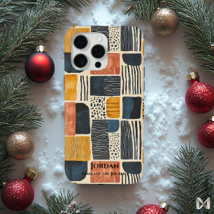 Coque Case-Mate iPhone Batik zambien moderne – Motifs abstraits terreux