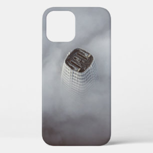 Case-Mate iPhone CASE BÂTIMENT EN BÉTON BLANC ENTOURÉ DE NUAGES