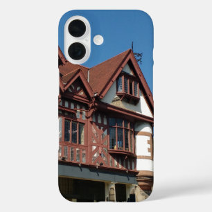 Coque Pour iPhone 16 Bâtiment en chêne Tudor, Edimbourg, Ecosse