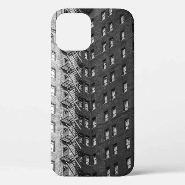 COQUES Case-Mate iPhone BÂTIMENTS EN BÉTON NOIR ET GRIS (Verso)