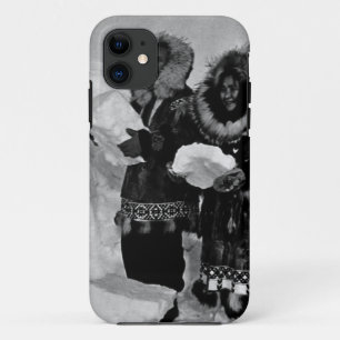 Case-Mate iPhone Case Bâtisseurs d'igloos vintage USA Alaska