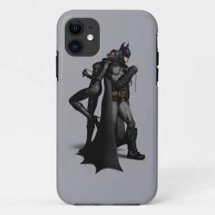 Coque iPhone 11 Batman Arkham City   Batman and Catwoman