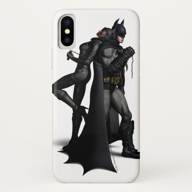 Coques Case-Mate iPhone Batman Arkham City | Batman et Catwoman (Dos)