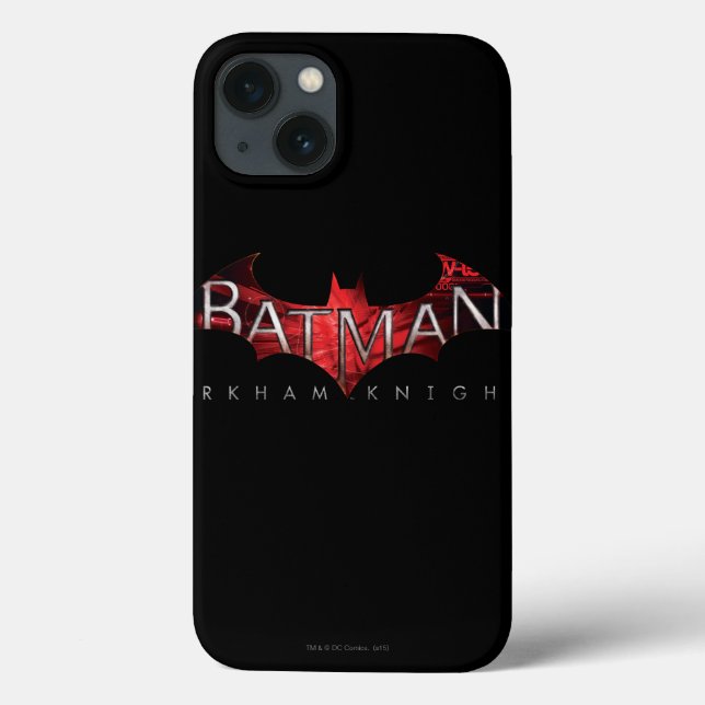 Coques Case-Mate iPhone Batman Arkham Knight Logo rouge (Verso)