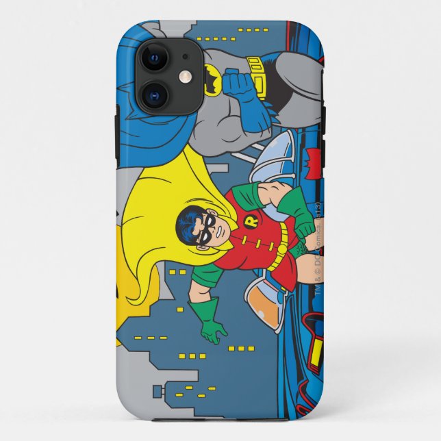 Coques Case-Mate iPhone Batman Et Robin En Course (Dos)