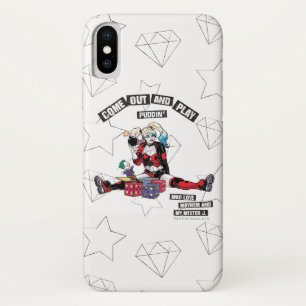Coque Case-Mate iPhone Batman   Harley Quinn "Sortez Et Jouez À Puddin"