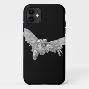 Coques Pour iPhone Batman Lunging Forward Drawing 2