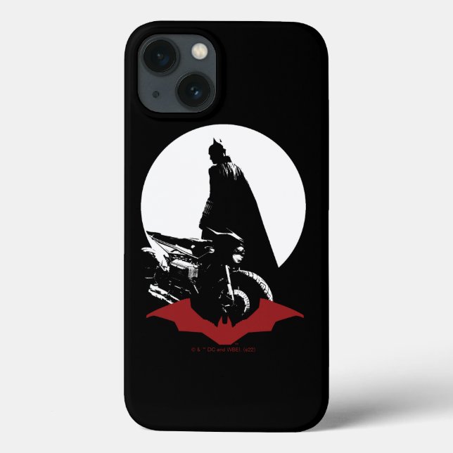 Coques Case-Mate iPhone Batman Motorcycle Silhouette (Verso)