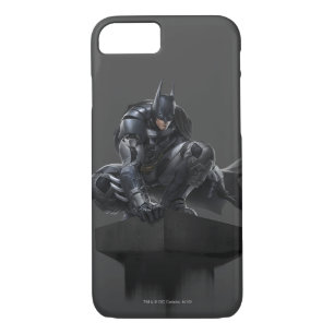 Coque iPhone 8/7 Batman perché sur un pilier