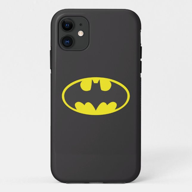 Coques Case-Mate iPhone Batman Symbol | Bat Oval Logo (Dos)