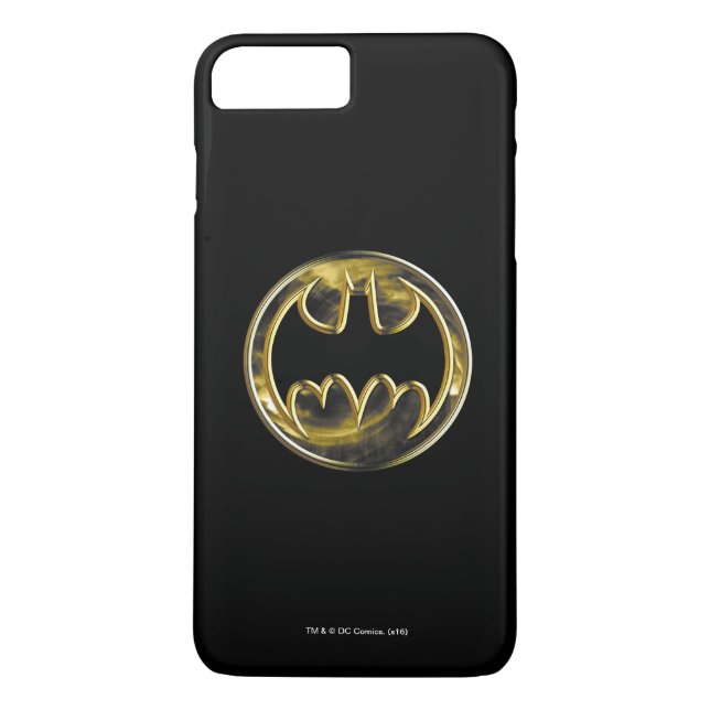 Coques Case-Mate iPhone Batman Symbol | Gold Logo (Dos)