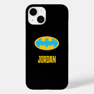 Coque Case-Mate iPhone Batman   Symbole Cyan Stripes