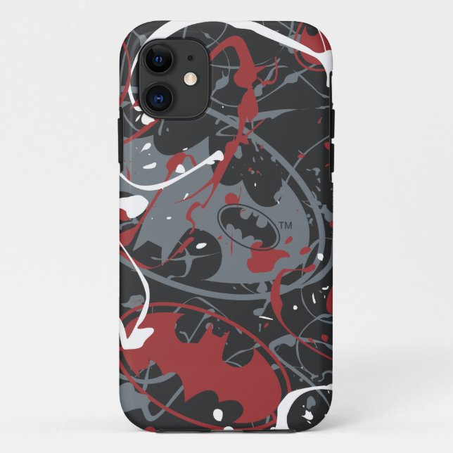 Coques Case-Mate iPhone Batman Urban Legends - Paint Splato Motif (Dos)
