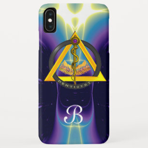 COQUE Case-Mate POUR iPhone BÂTON D'ASCLEPIOS DENTISTE DENTISTERIE MONOGRAMME