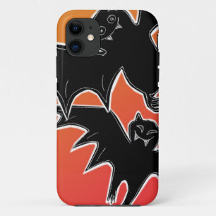 Coque iPhone 11 Bats d'Halloween