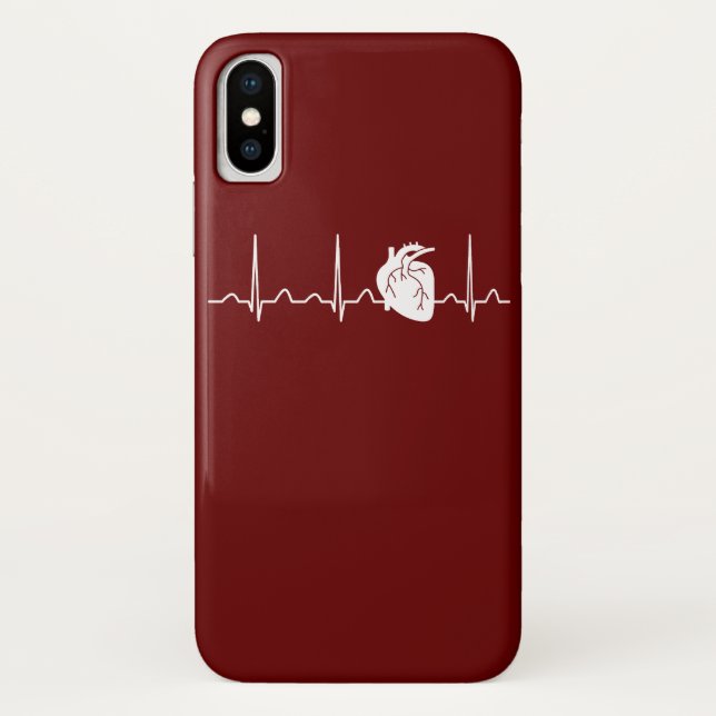 Coques Case-Mate iPhone Battement de coeur de cardiologue (Dos)