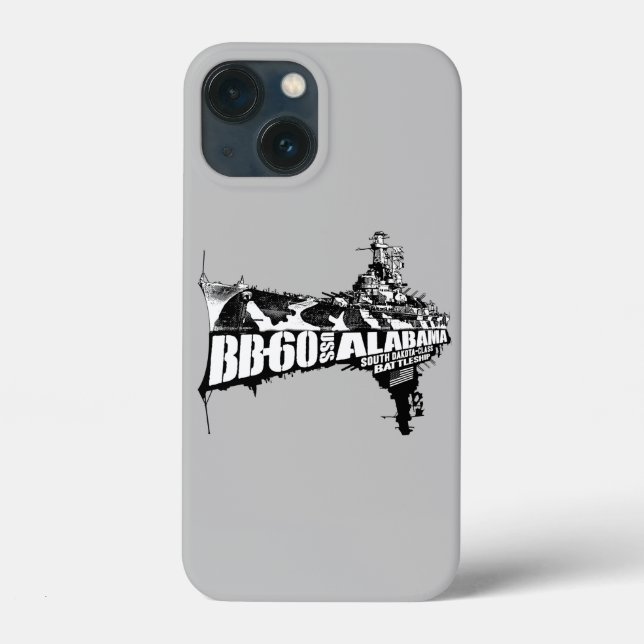 Coques Case-Mate iPhone Battleship Alabama (Verso)