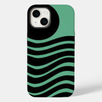 Bauhaus Seafoam Green Abstrait