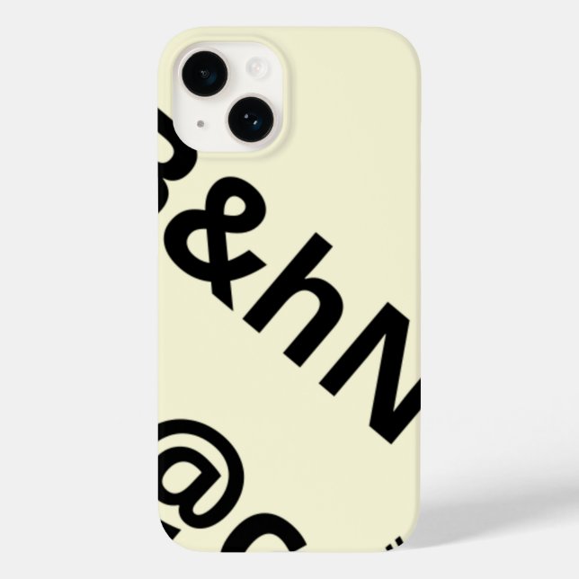 Coques Case-Mate iPhone BBB Iphone 14 Coques (Verso)