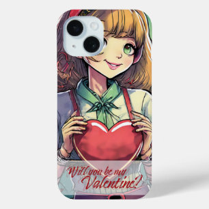 Coque Case-Mate iPhone Be My Valentine in Manga Style 33419